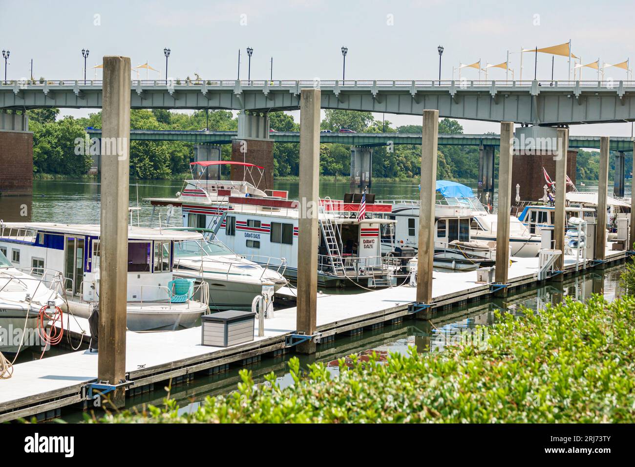 Augusta River,Augusta Riverwalk Marina,boats