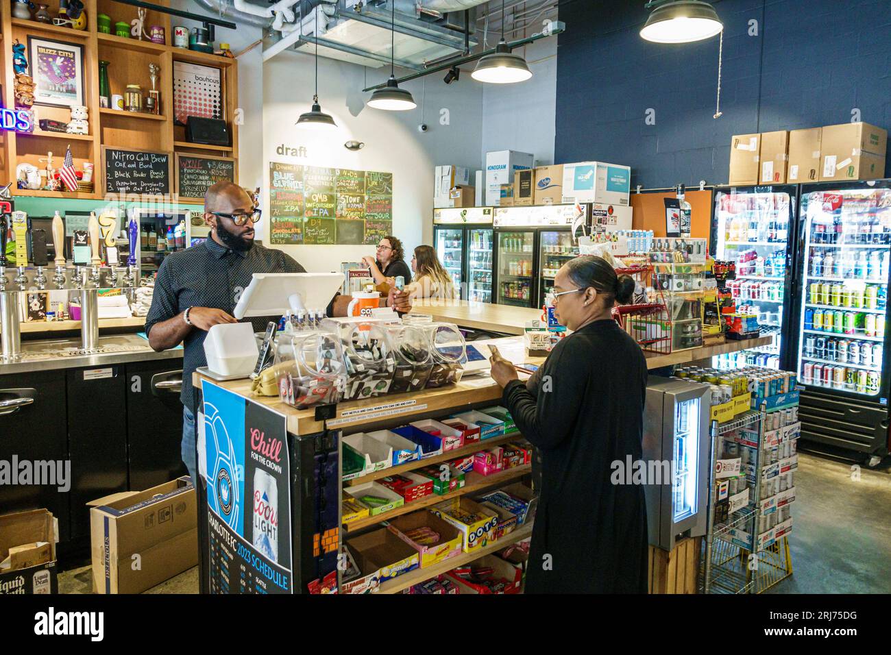 Convenience food store business bodega grocery hires stock photography