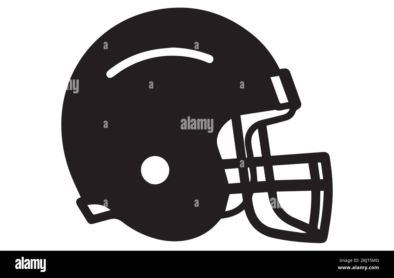 Black Football Helmet Clip Art