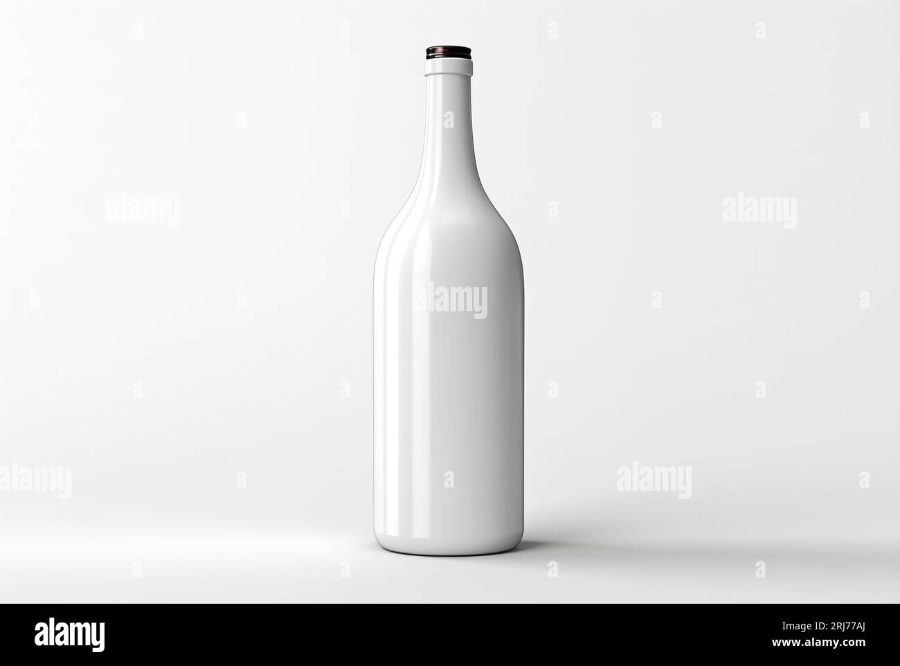 3d rendering of realistic bottle mockup template for your package ...