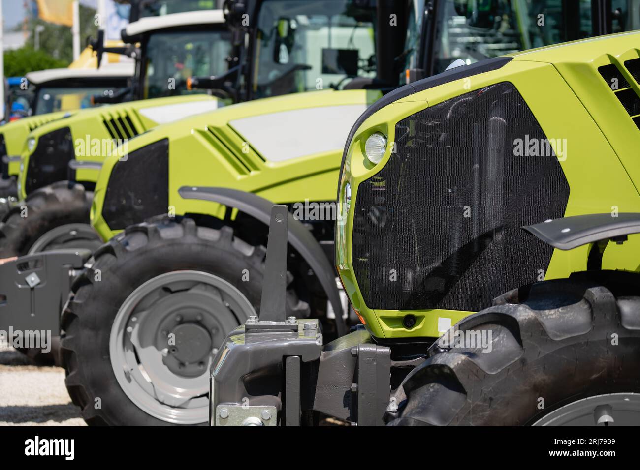 Gouges On Tractor Big green tractor tractors hi-res stock photography and images - Alamy