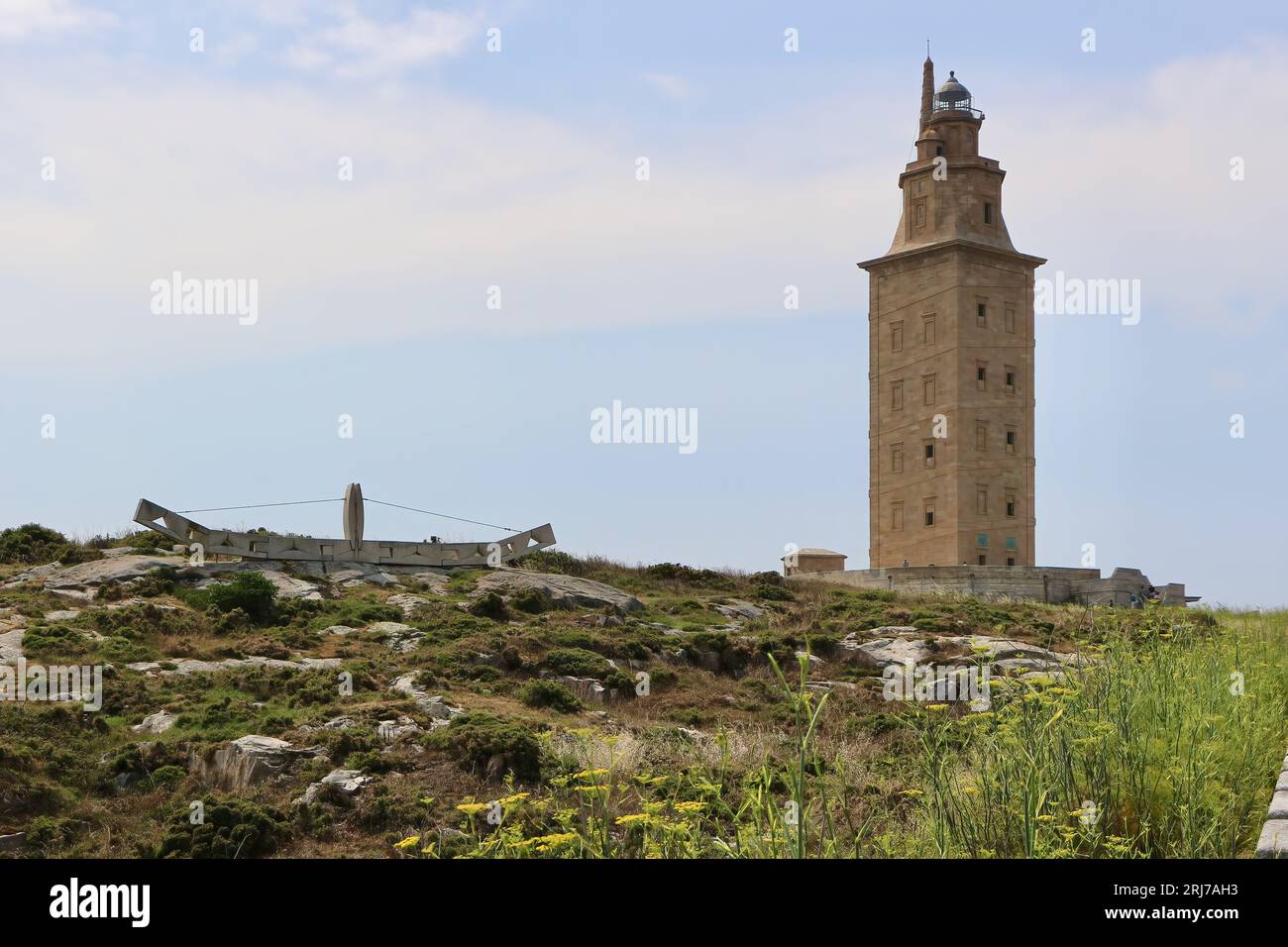 Historic Roman 1st century Tower of Hercules lighthouse still in use ...