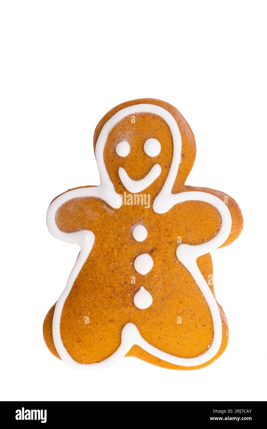 gingerbread isolated on white background Stock Photo - Alamy