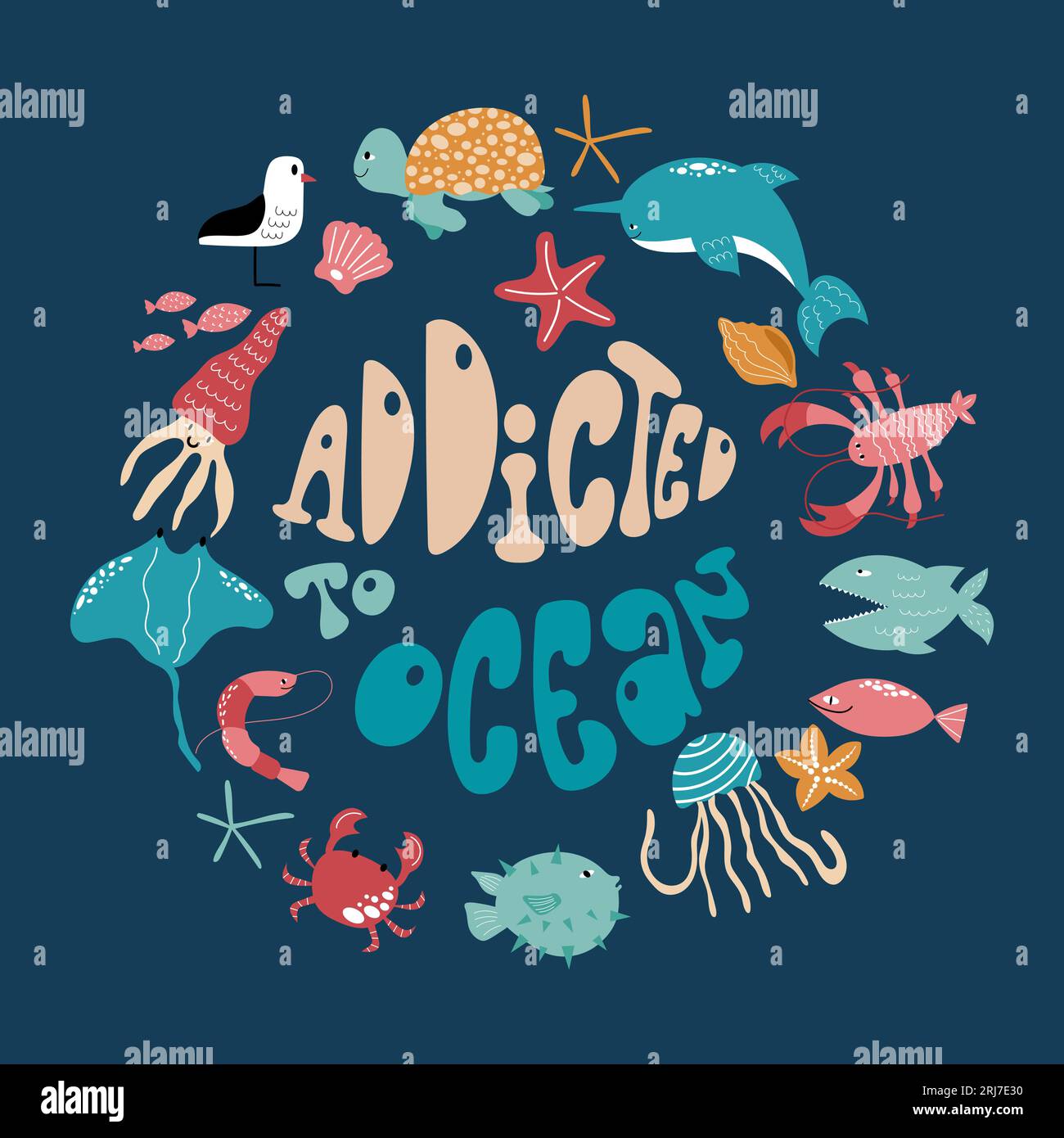 Wildlife addicted Stock Vector Images Alamy