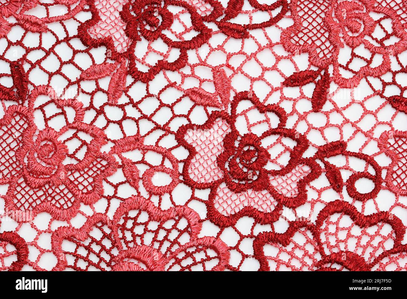 Red lace texture hi-res stock photography and images - Alamy