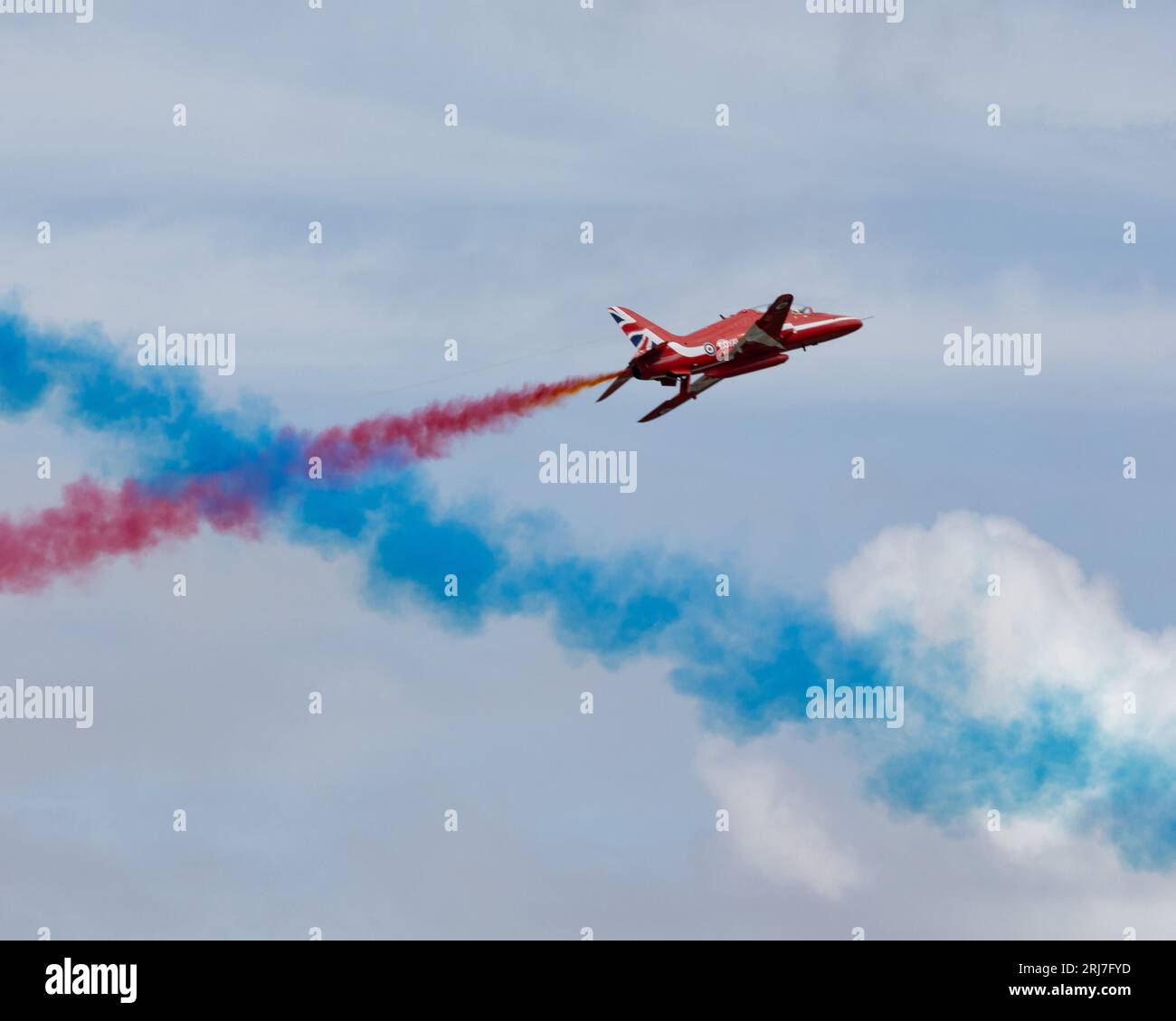 The Raf Red Arrows Jet Aerobatic Display Team At The 2023 Royal 