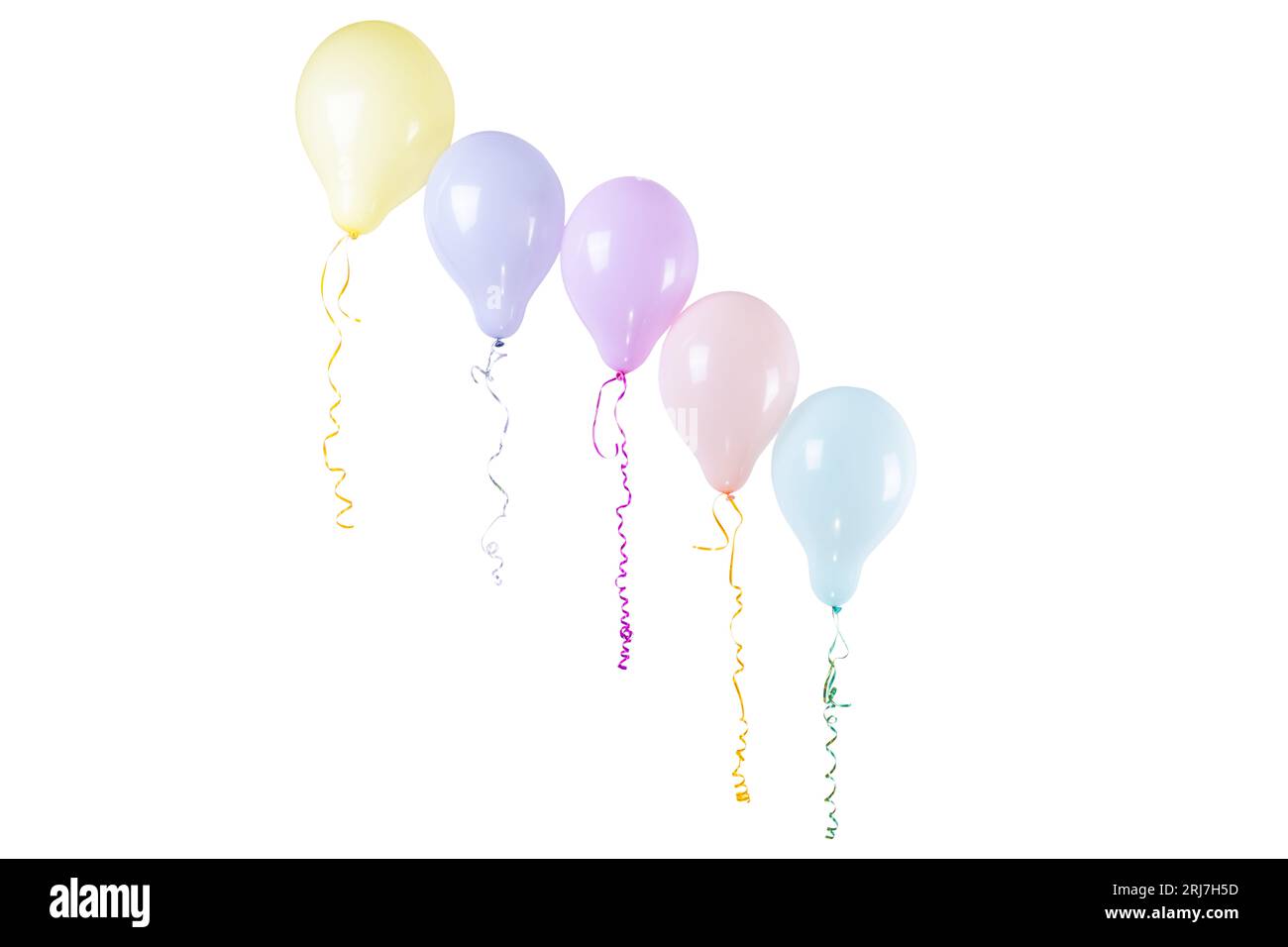 balloons isolated on white background Stock Photo - Alamy