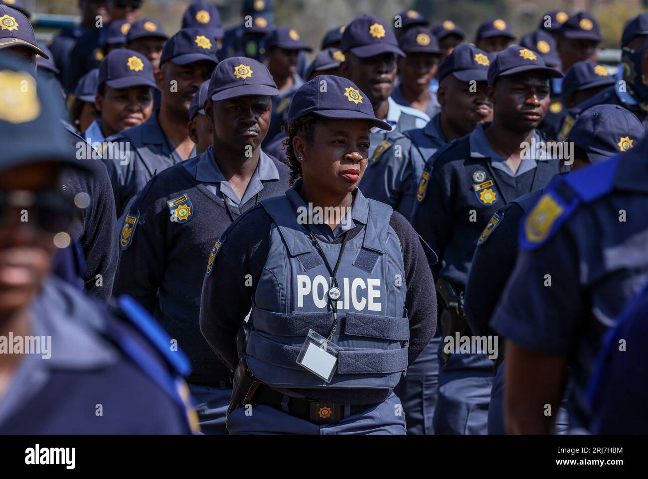 South african police hi-res stock photography and images - Alamy