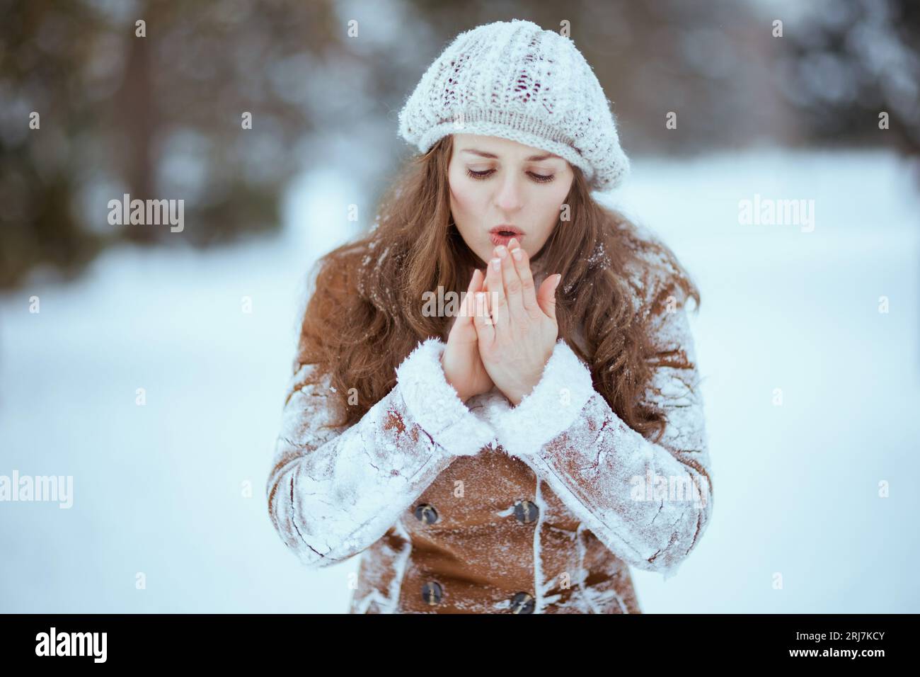 Girl Cold Breath