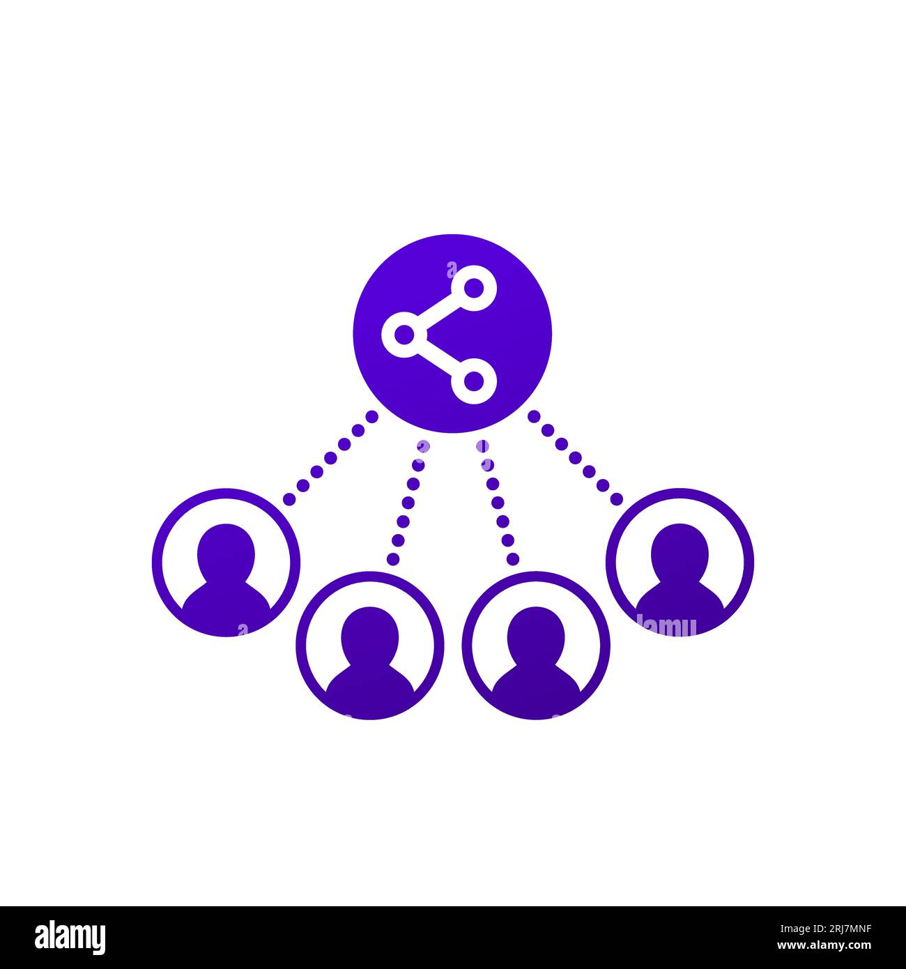 people sharing icon on white, vector Stock Vector Image & Art - Alamy