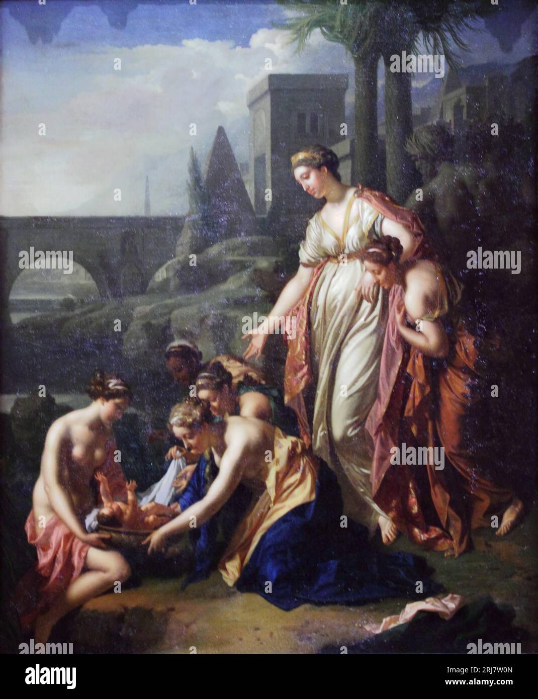 Pharaoh's Daughter, rescuing the infant Moses from the waters 1722 by