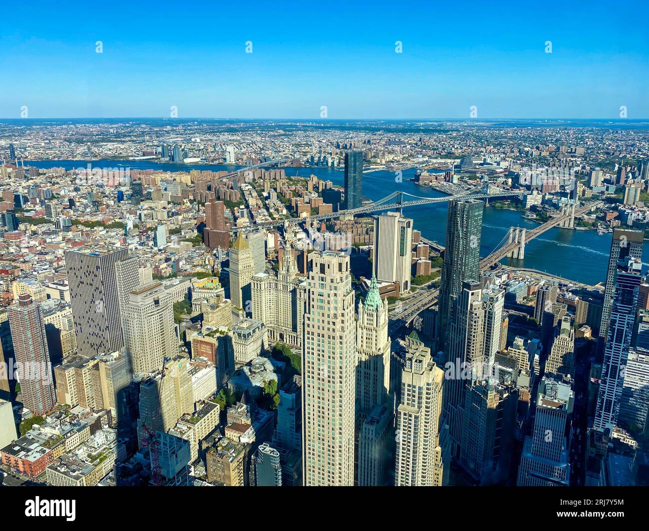 New York City Aerial Stock Photo