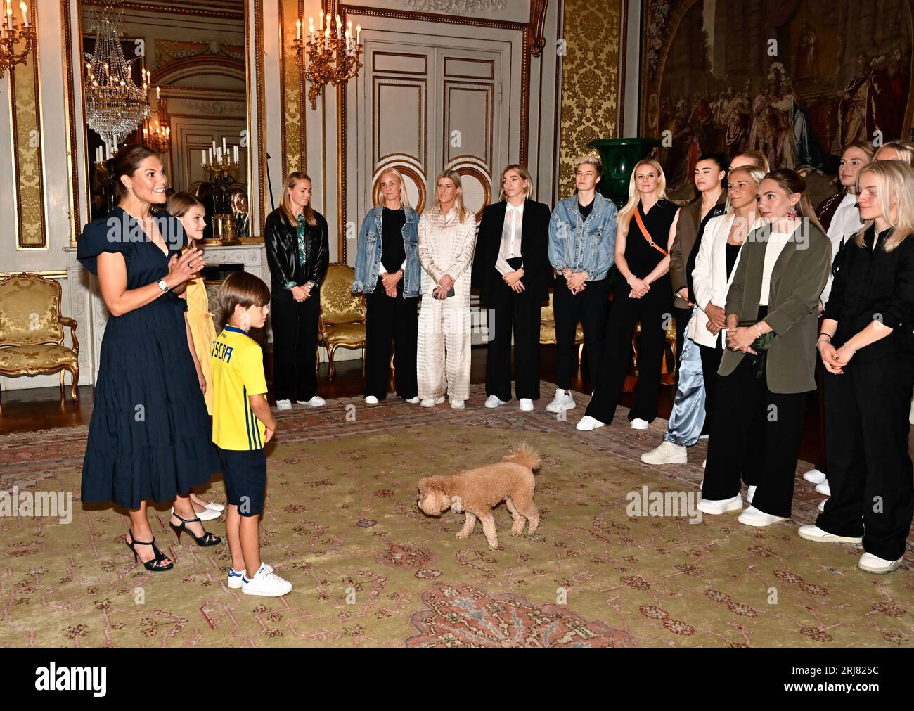 Crown Princess Victoria, Prince Carl Philip, Princess Estelle and