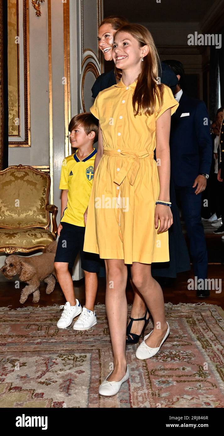 Stockholm, Sverige. 21st Aug, 2023. Crown Princess Victoria, Princess