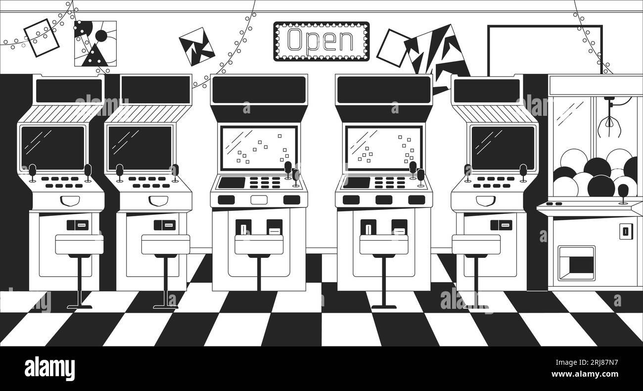 Arcade machines Stock Vector Images Alamy