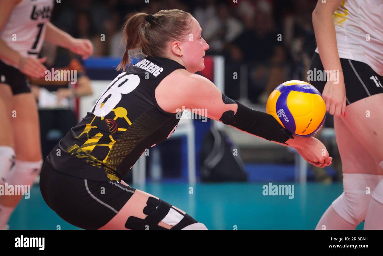 Gent, Belgium. 21st Aug, 2023. Belgium's Britt Rampelberg pictured in