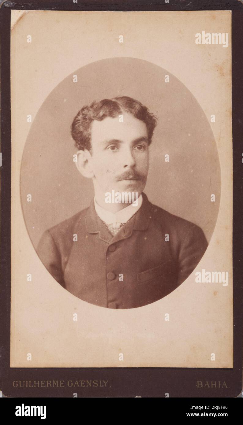 Homem Anônimo 1880 by Guilherme Gaensly Stock Photo