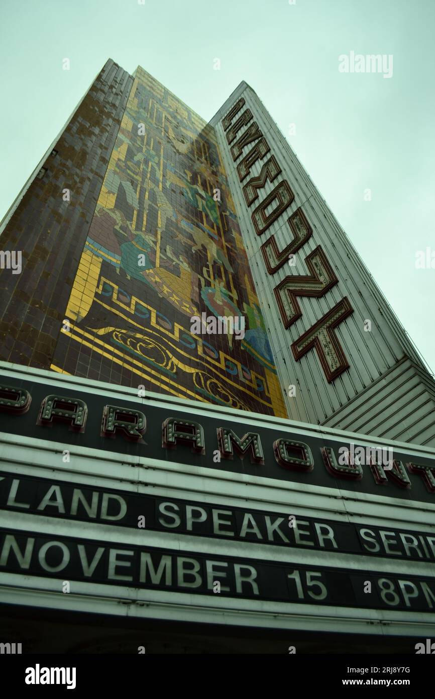 Paramount theater oakland Stock Photo