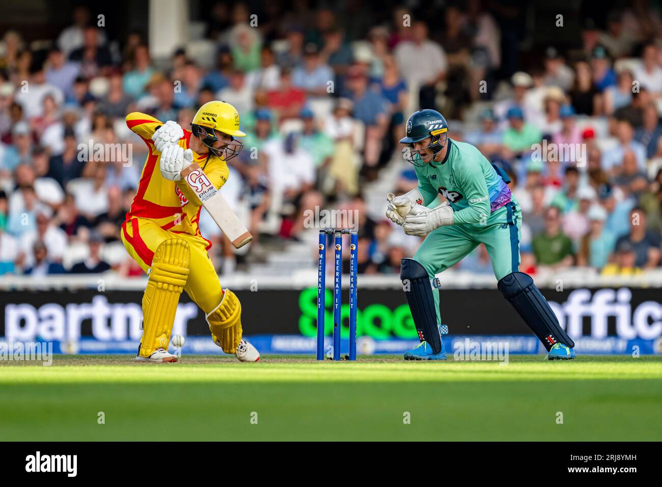 Sport England Rockets LONDON, UNITED KINGDOM. 21 August, 2023. Sam Billings of Oval ...