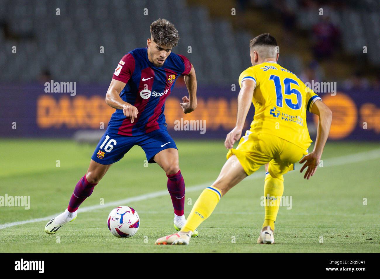 Barcelona, Spain. 20th Aug, 2023. Abde Ezzalzouli of FC Barcelona in ...