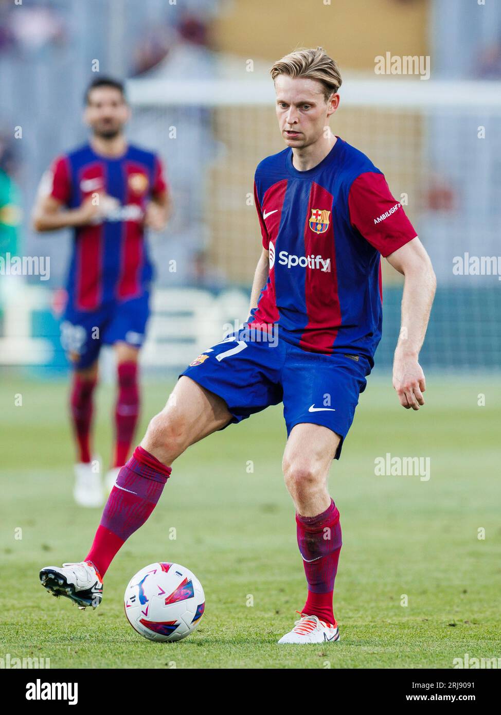 Barcelona Spain 20th Aug 2023 Frenkie De Jong Of FC Barcelona In barcelona-spain-20th-aug-2023-frenkie-de-jong-of-fc-barcelona-in