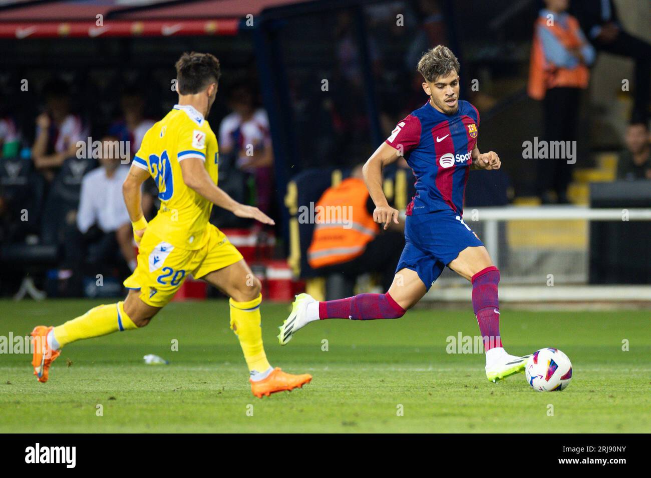 Barcelona, Spain. 20th Aug, 2023. Abde Ezzalzouli of FC Barcelon…