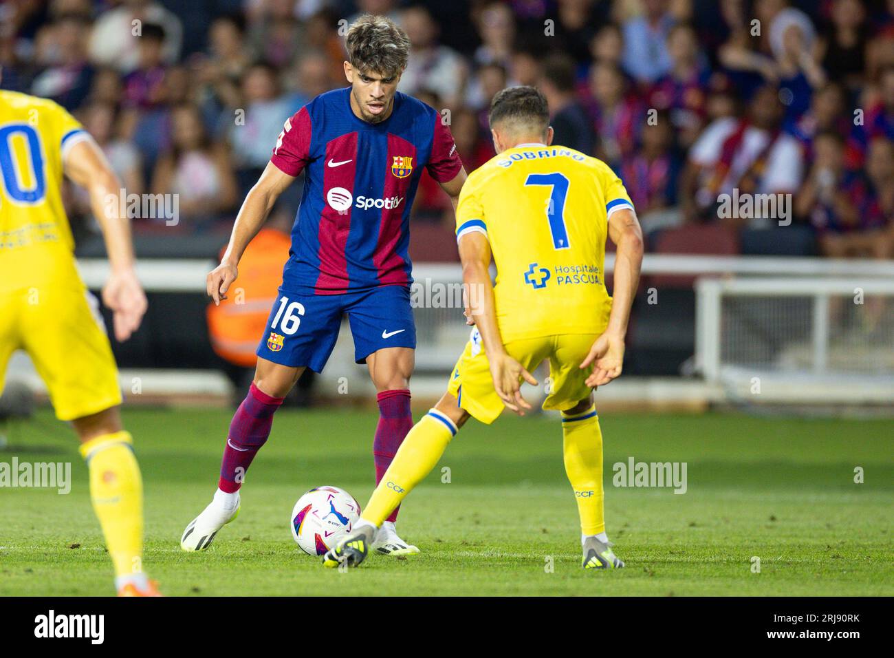 Barcelona, Spain. 20th Aug, 2023. Abde Ezzalzouli of FC Barcelon…