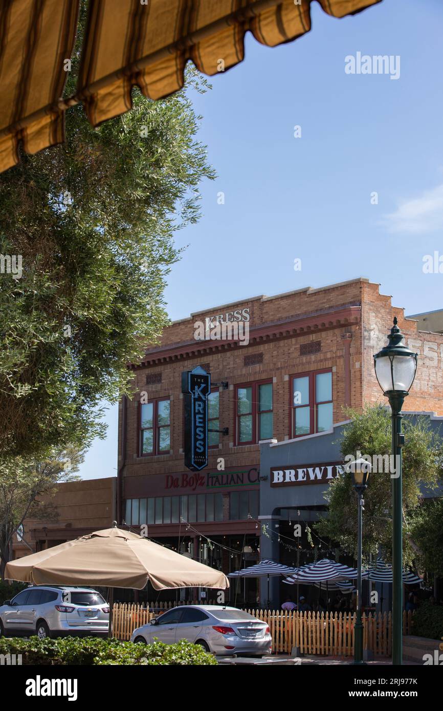 Yuma, Arizona, USA May 27, 2022 Afternoon sun shines on the