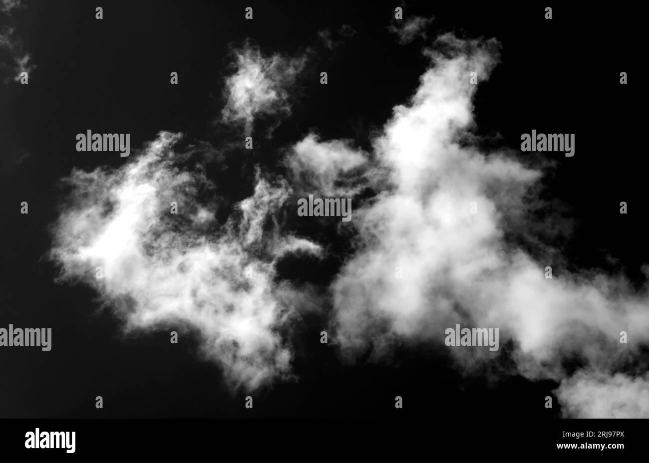 Fog or smoke isolated transparent special effect. Stock Photo