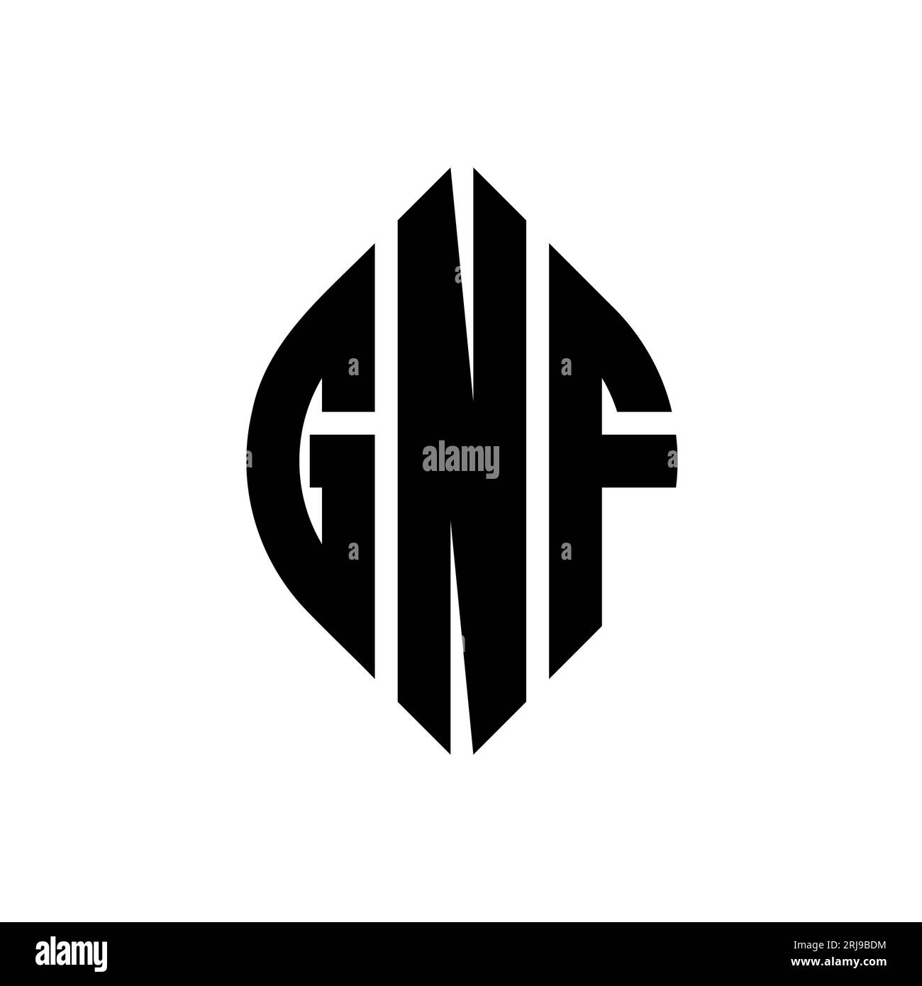 Gnf logo design hi-res stock photography and images - Alamy