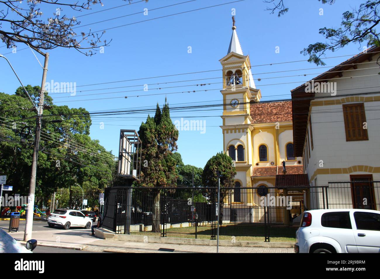 August 21, 2023, Santo Antonio da Platina, Parana, Brasil: (INT) Santo Antonio Da Platina celebrates 109 years. August 21, 2023, Santo Antonio da Platina, Parana, Brazil: On August 20th, Santo Antonio da Platina celebrated 109th anniversary of the political emancipation of the city, located in the north of Parana, considered a subregional capital of high influence in the region.Credit: Edson de Souza/Thenews2 (Foto: Edson De Souza/Thenews2/Zumapress) (Credit Image: © Edson De Souza/TheNEWS2 via ZUMA Press Wire) EDITORIAL USAGE ONLY! Not for Commercial USAGE! Stock Photo