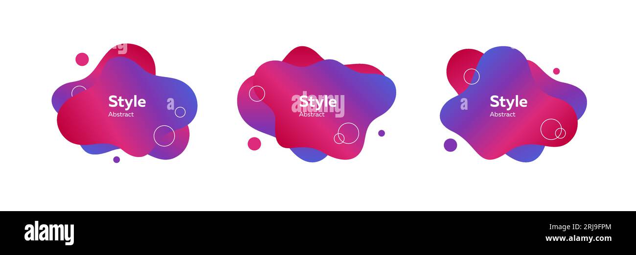 Set of colorful abstract badges Stock Vector Image & Art - Alamy