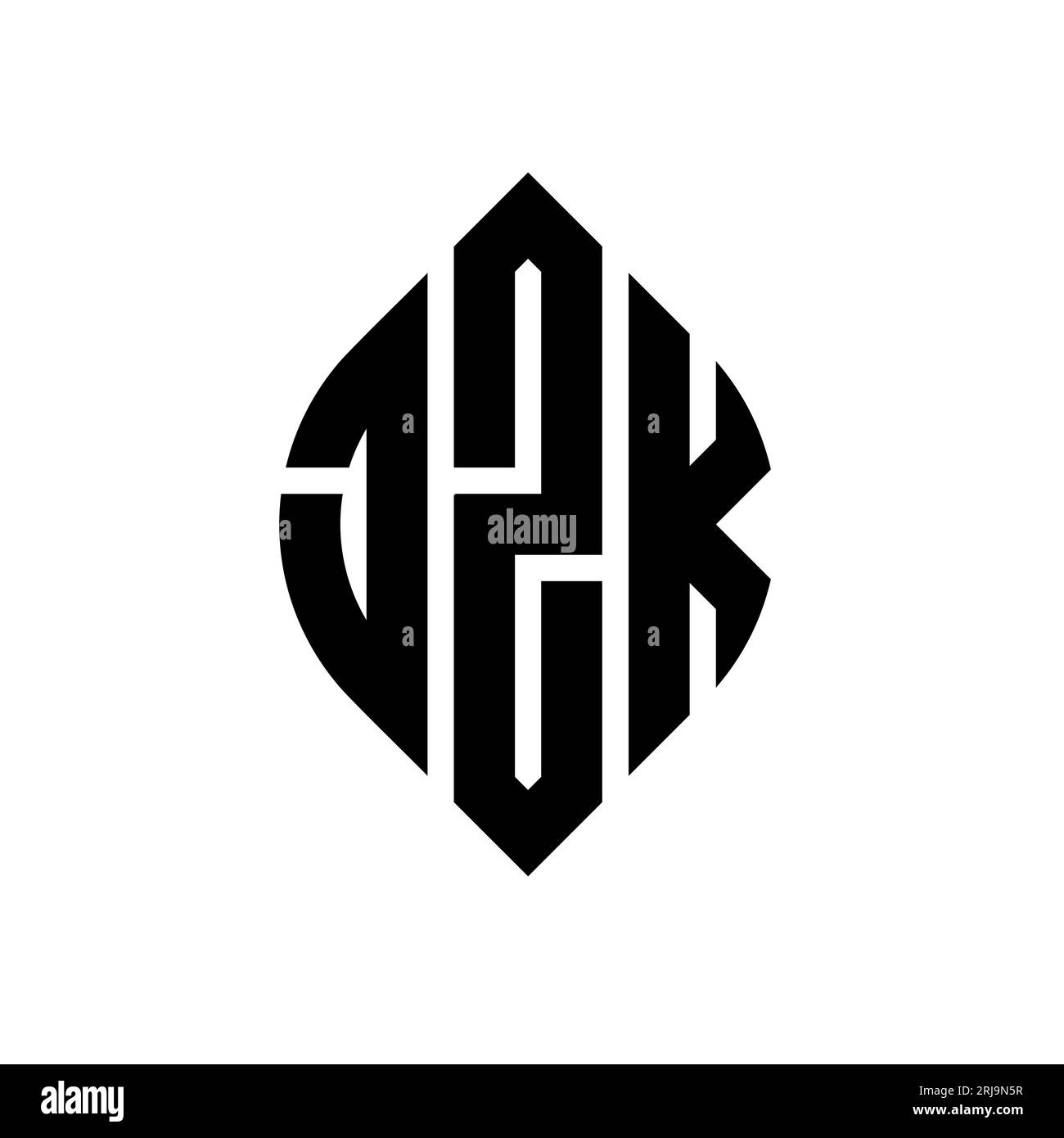 Jzk logo design Stock Vector Images - Alamy