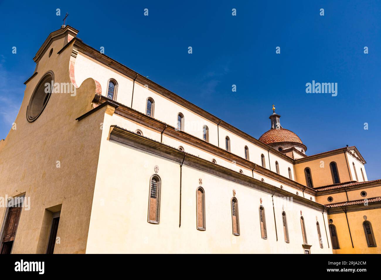 The facade of the Basilica di Santo Spirito, Florence, Italy Stock Photo