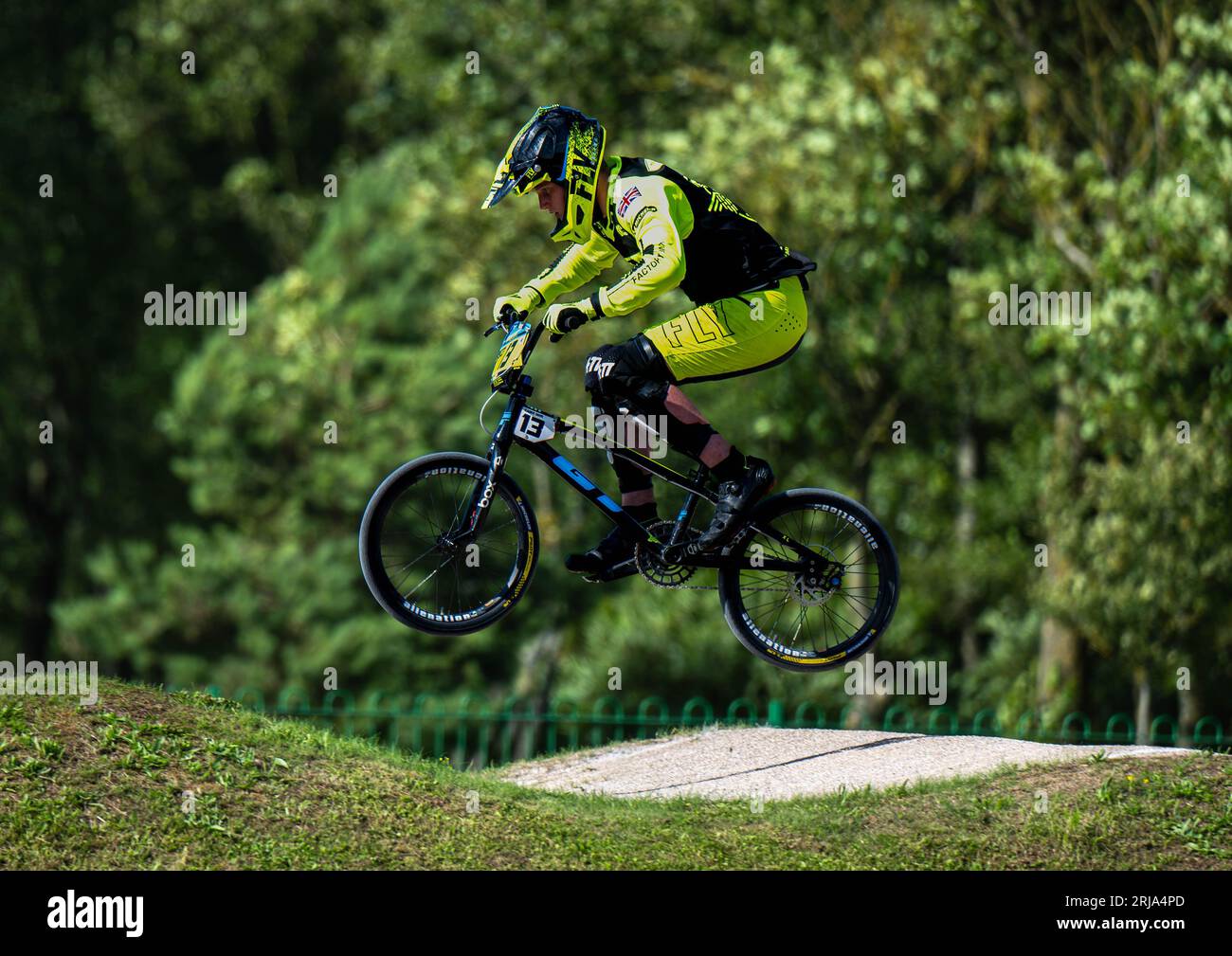BMX Race Stanley Park Blackpool Stock Photo Alamy