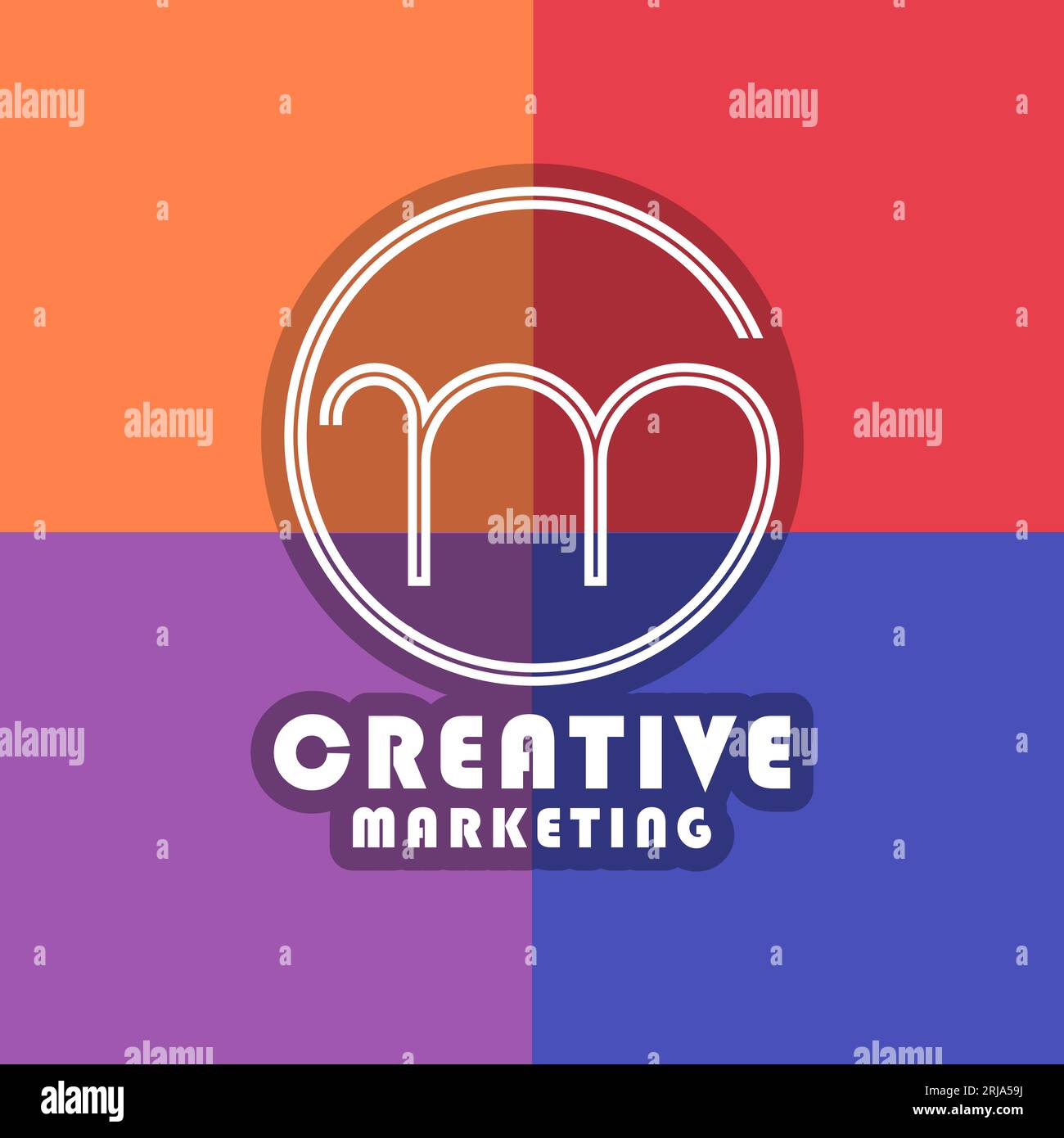 Monogram Initials Letter C M CM or MC Minimalist simple logo design ...