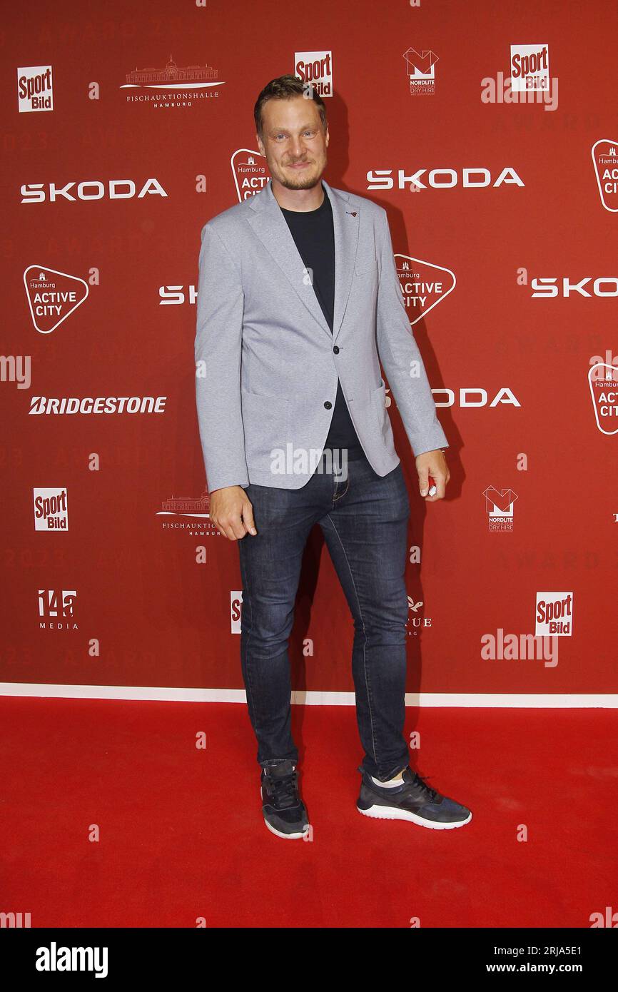 Marcell Jansen bei der Verleihung vom 'Sport Bild Award' am 21.08.2023 in Hamburg Stock Photo