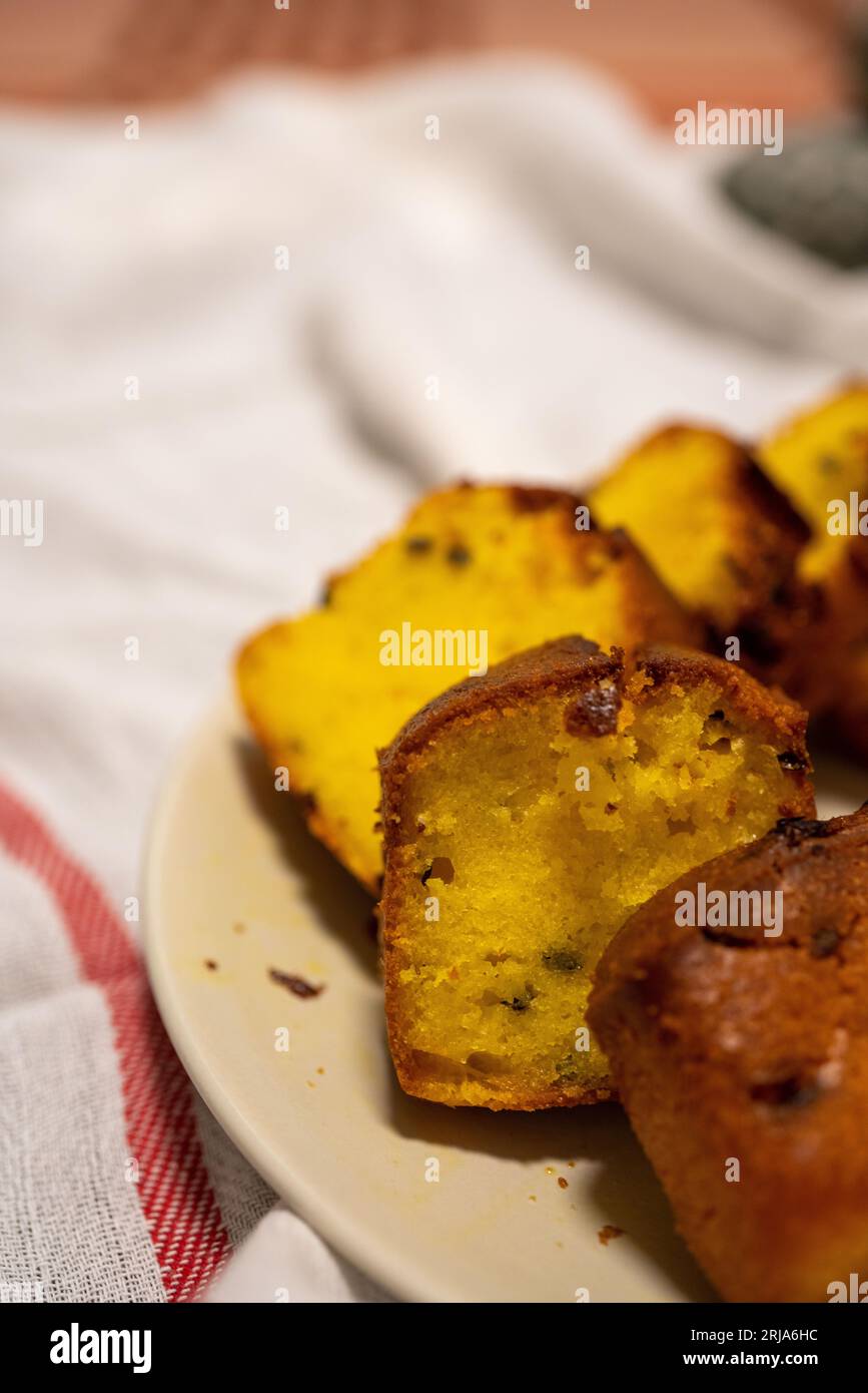 Passion fruit pound cake. Delicious dessert Stock Photo Alamy