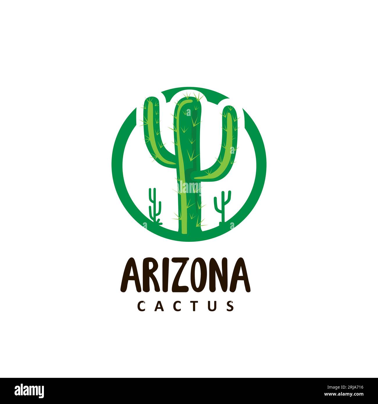 Cactus logo design vector Illustrations Stock Vector