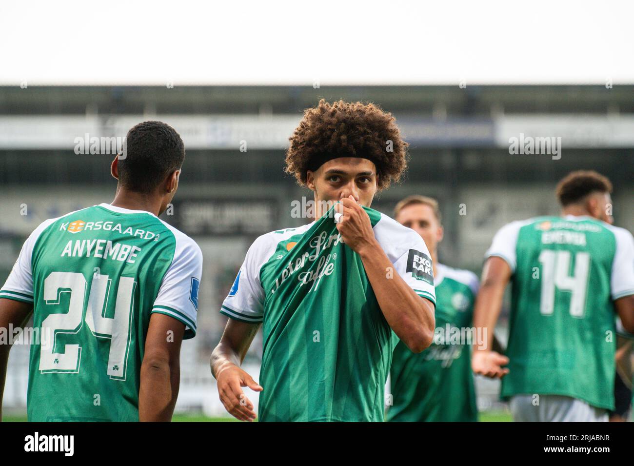 Denmark. 21st Aug, 2023. Serginho (7) of FF scores for 1