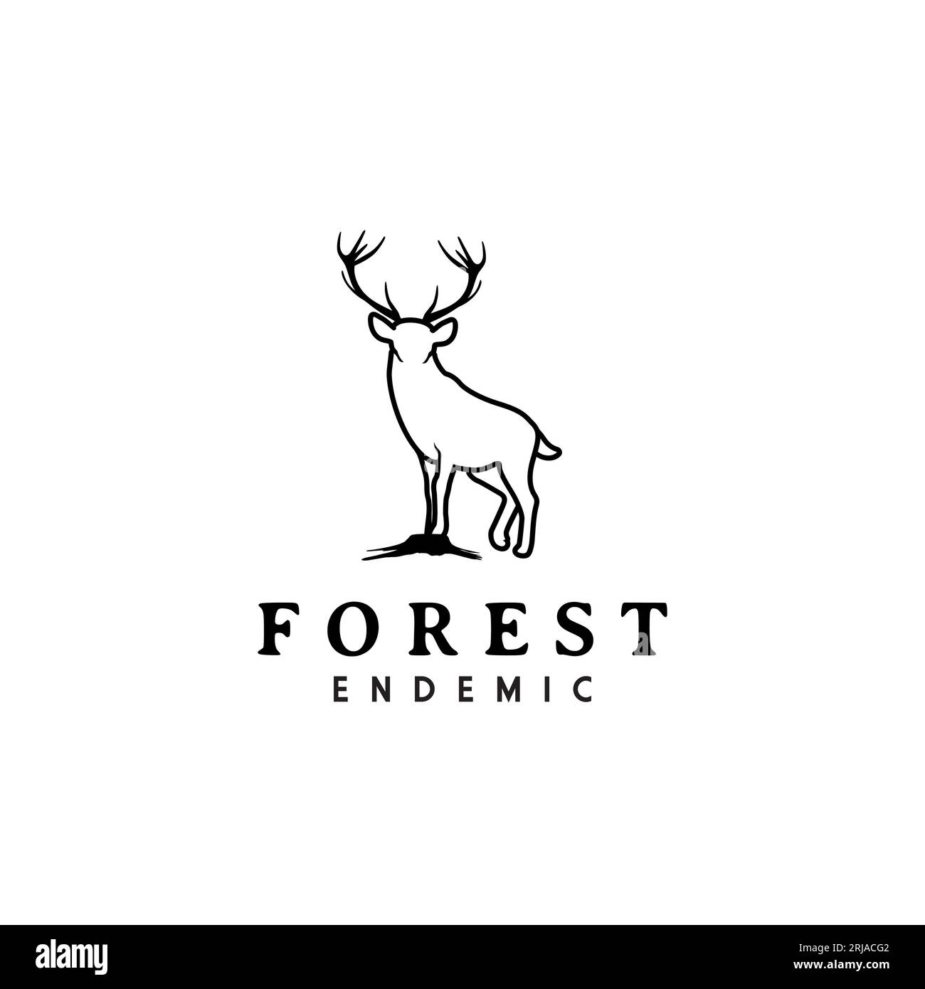 beauty-deer-buck-stag-elk-reindeer-logo-design-vector-stock-vector
