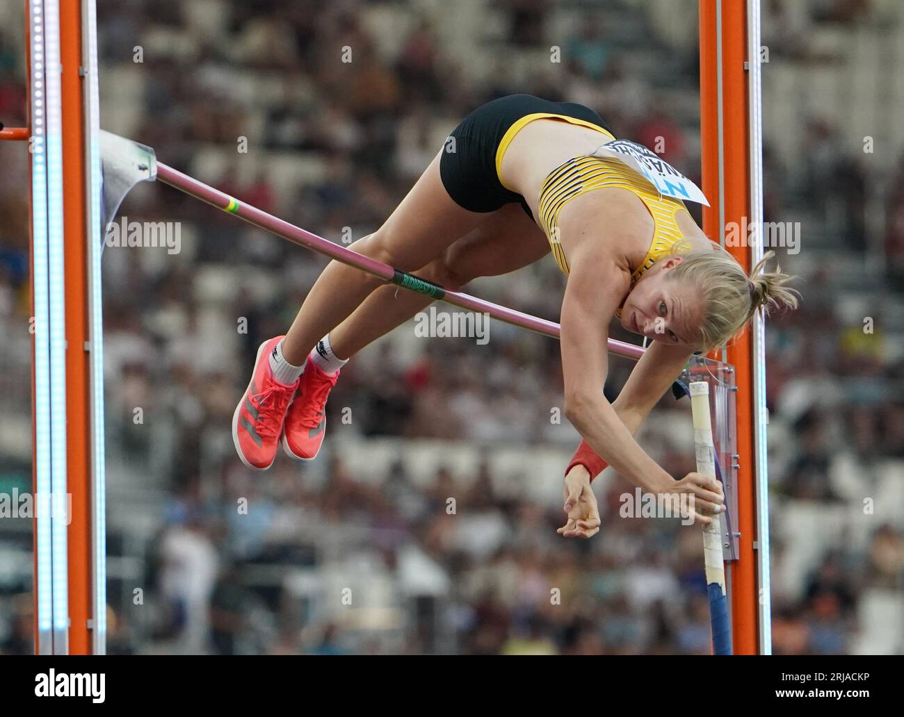 Budapest, Hungary. 21st Aug, 2023. Athletics World Championships, Pole