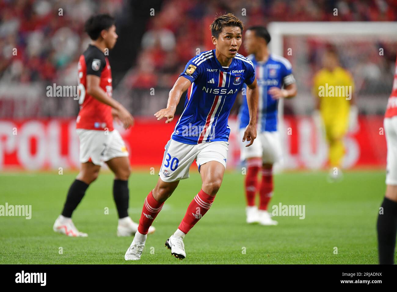 Urawa Reds' Alexander Scholz acknowledges fans after the 2023 J1 League  match between Urawa Red Diamonds 0-0 Kashima Antlers at Saitama Stadium  2002 in Saitama, Japan, June 4, 2023. (Photo by AFLO Stock Photo - Alamy