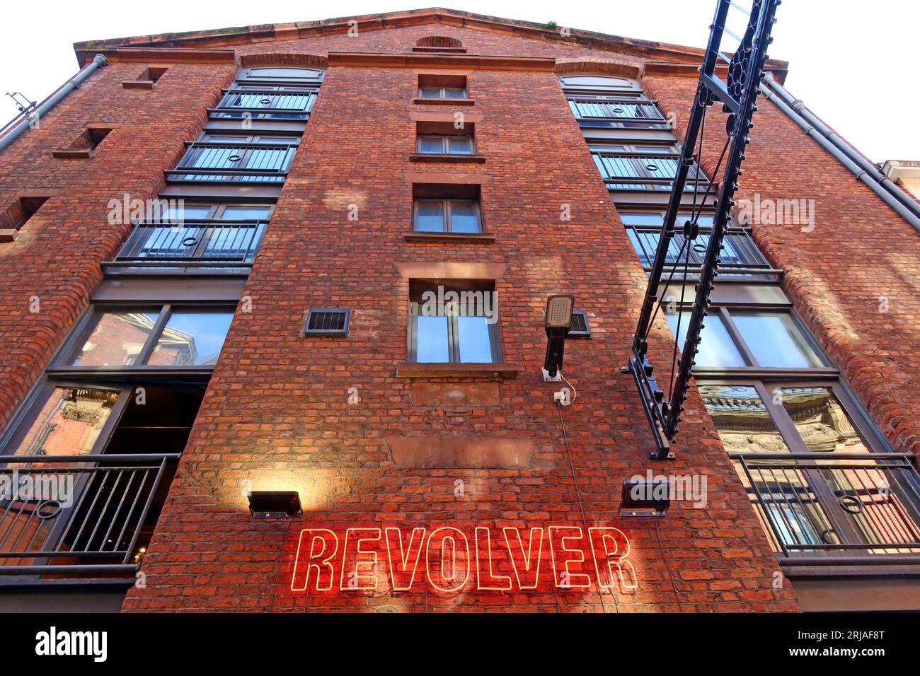 Revolver bar, named after a Beatles album, 2 Temple Ct, Cavern Quarter, Liverpool , Merseyside, England, UK, L2 6PY Stock Photo