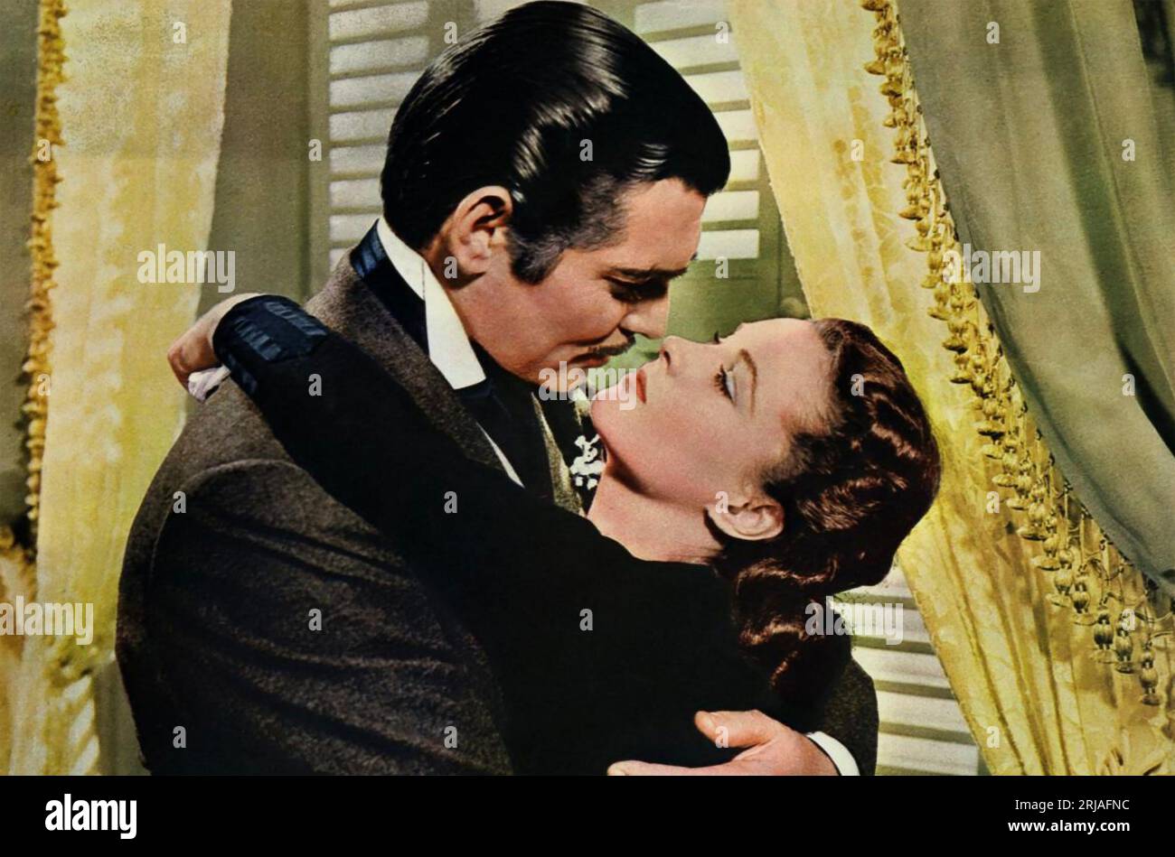 GONE WITH THE WIND 1939 MGM film with Vivien Leigh and Clark Gable Stock Photo