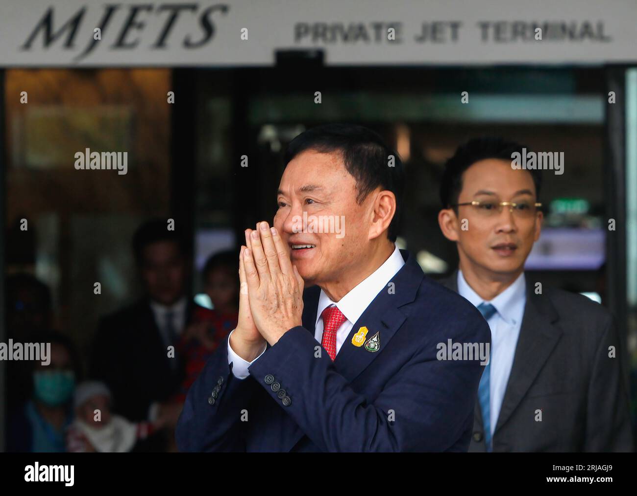 Bangkok, Thailand. 22nd Aug, 2023. Former Thai Prime Minister Thaksin