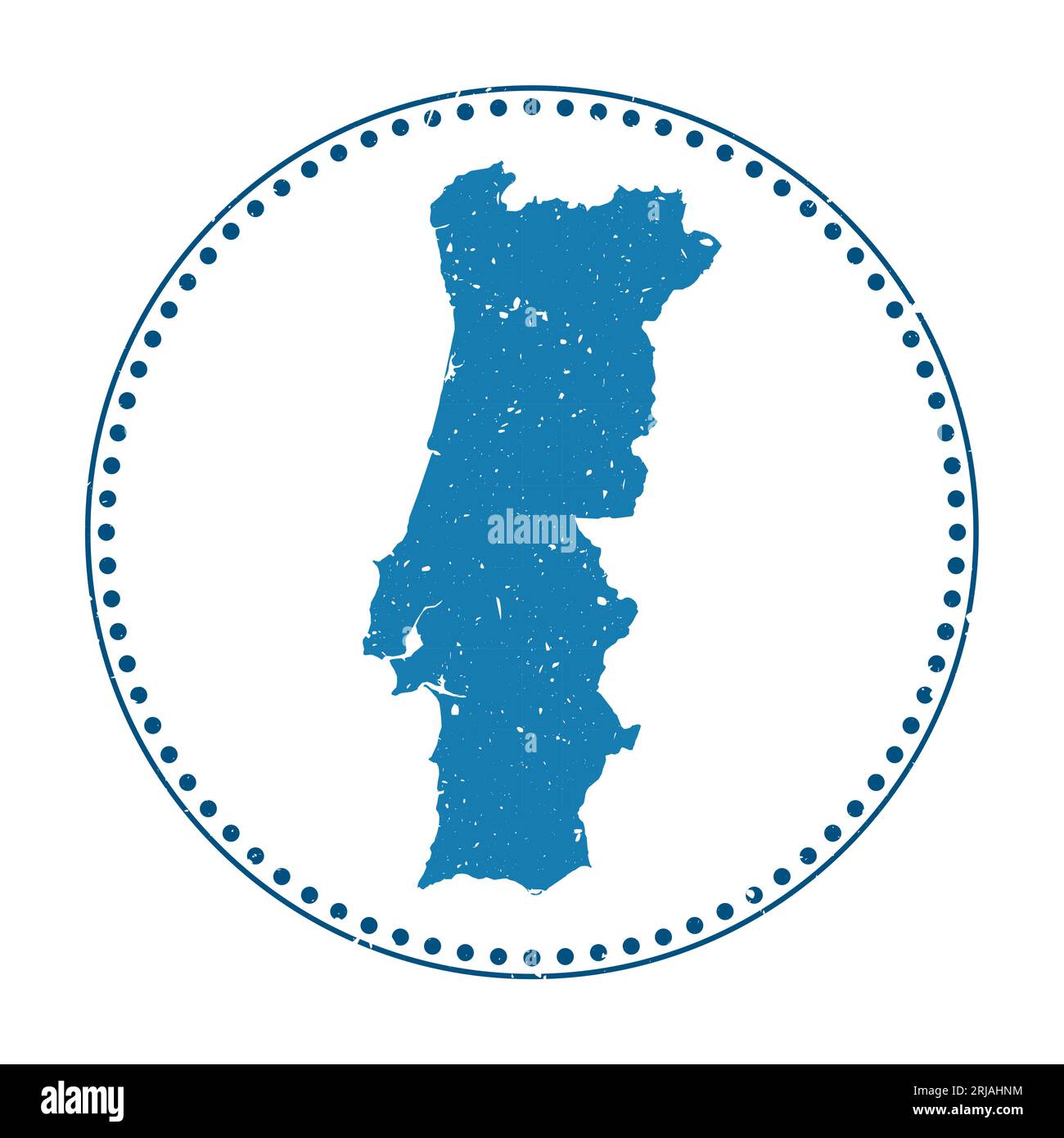 Sticker Portugal map