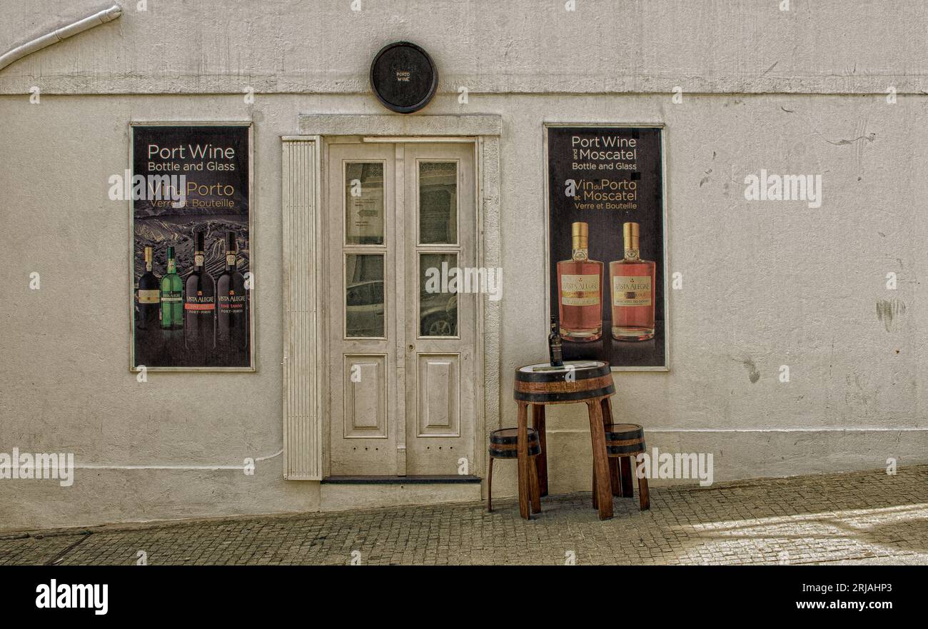 Octubre 2013. 'Port Wine' Cellar. Portugal. Stock Photo