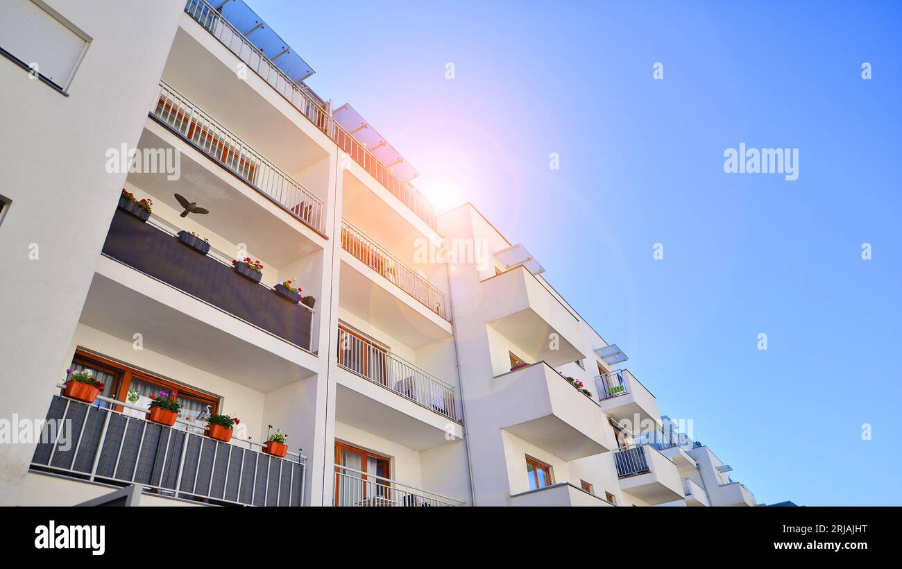 Luxury modern residential apartment building complex Stock Photo - Alamy - Luxury Apartment Complex Development