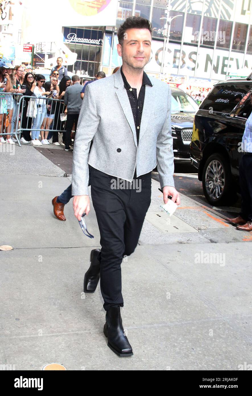 New York, NY, USA. 21st Aug, 2023. Mark Feehily pictured as Westlife visits Good Morning America in New York City on August 21, 2023. Credit: Rw/Media Punch/Alamy Live News Stock Photo